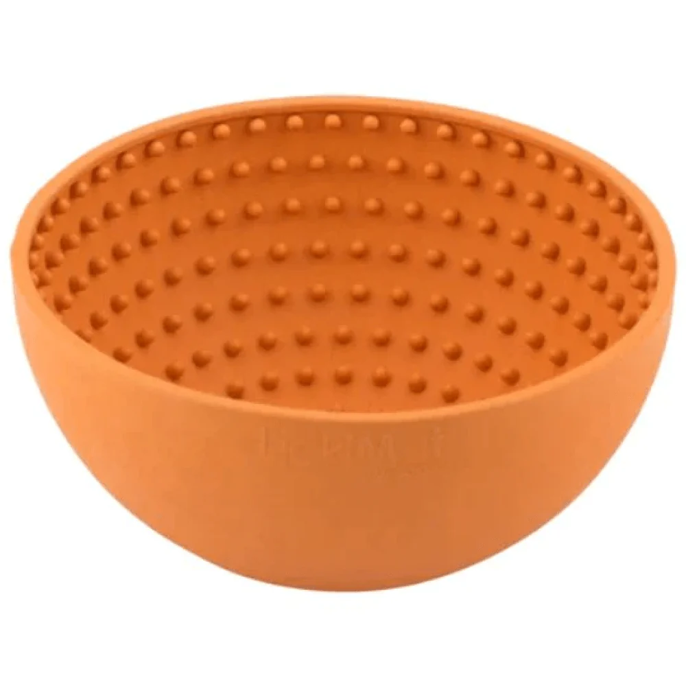 LickiMat Wobble Slow Feeder for Dogs (Orange) - Image 2