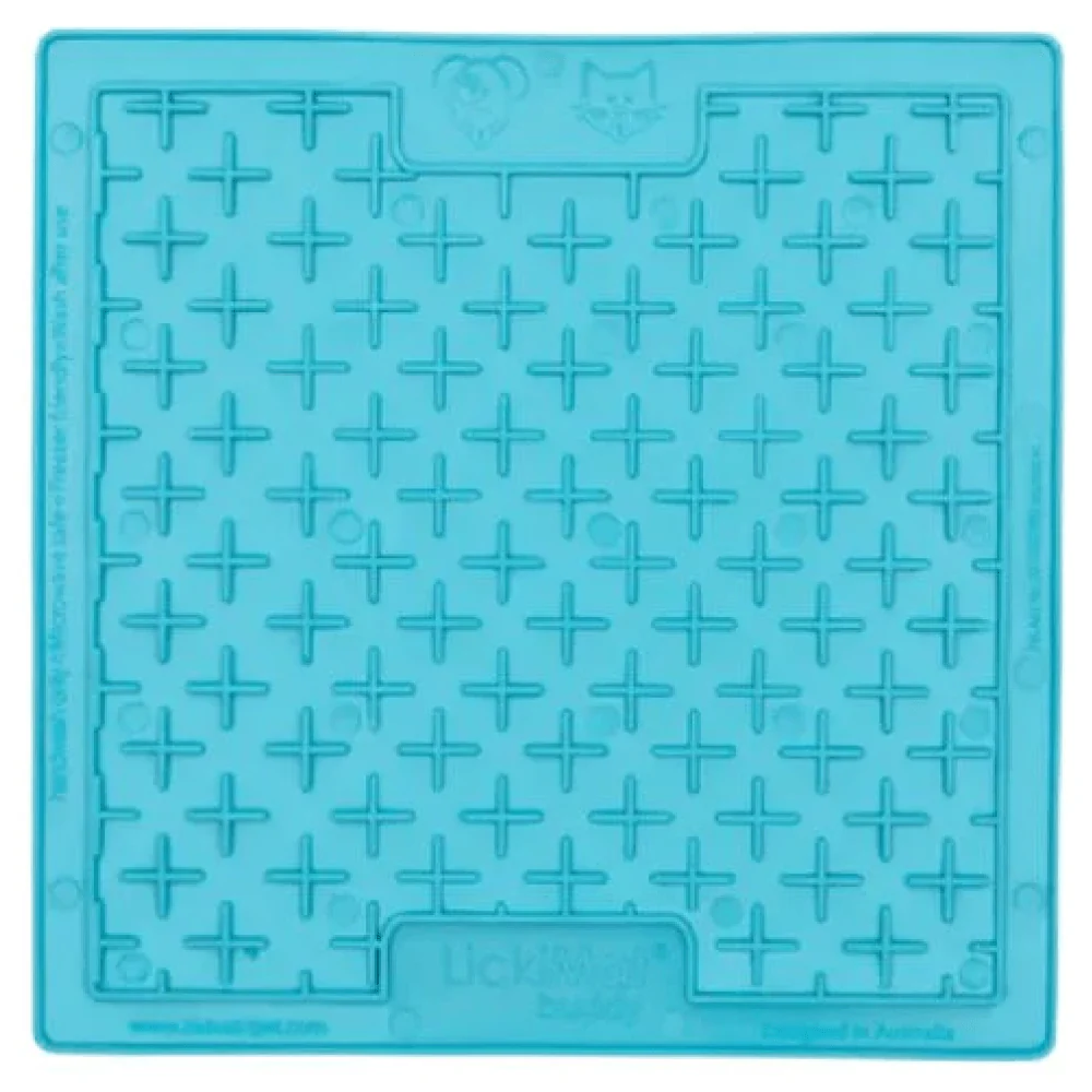 LickiMats Classic Buddy Slow Feeder for Dogs and Cats (Turquoise)