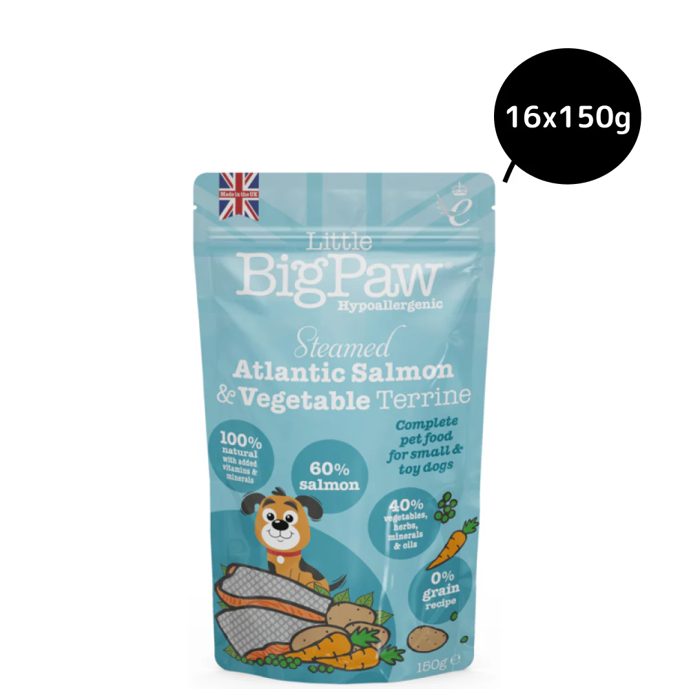 Little Big Paw Atlantic Salmon & Vegetables Terrine Dog Wet Food - Image 8
