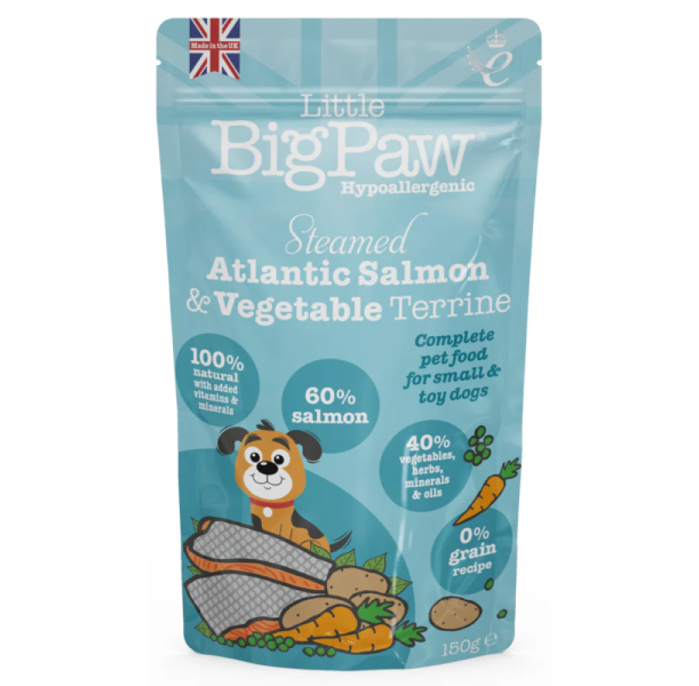Little Big Paw Atlantic Salmon & Vegetables Terrine Dog Wet Food - Image 6