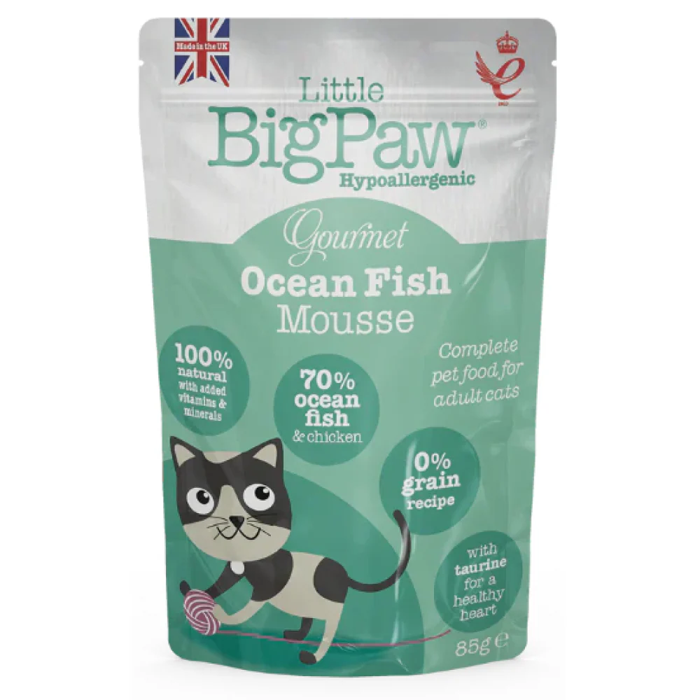 Little Big Paw Ocean Fish Mousse Cat Wet Food - Image 3