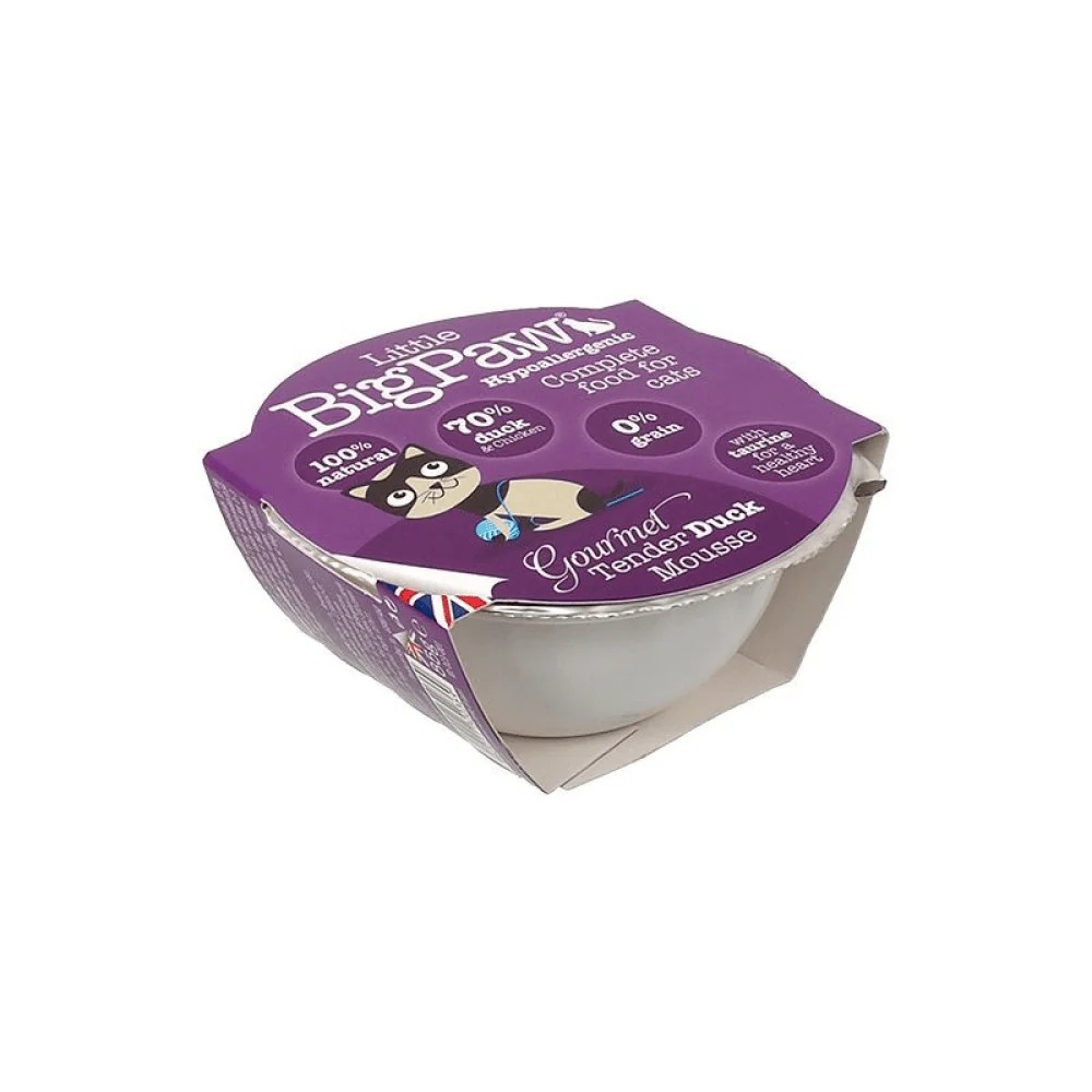 Little Big Paw Tender Duck Mousse Cat Wet Food - Image 2