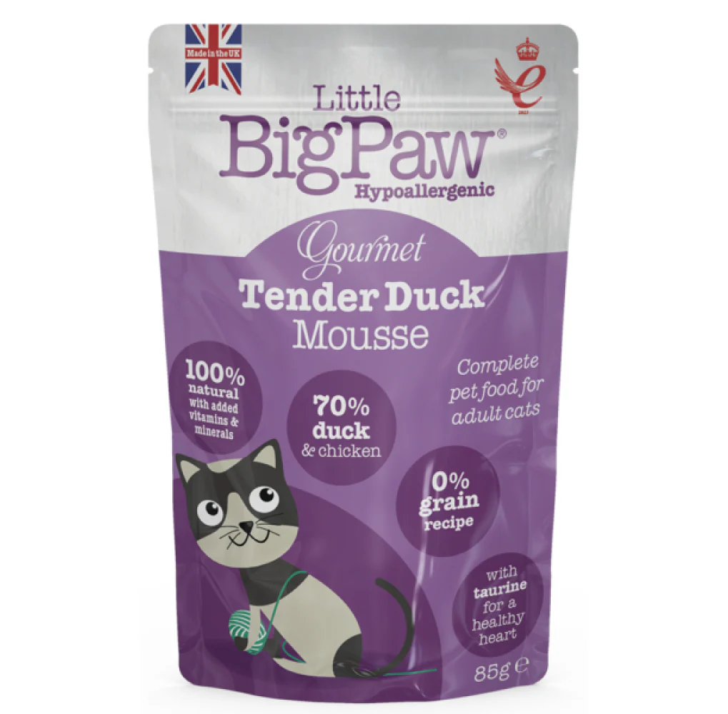 Little Big Paw Tender Duck Mousse Cat Wet Food - Image 9