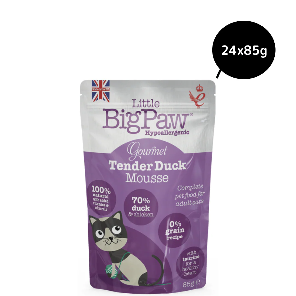 Little Big Paw Tender Duck Mousse Cat Wet Food - Image 11