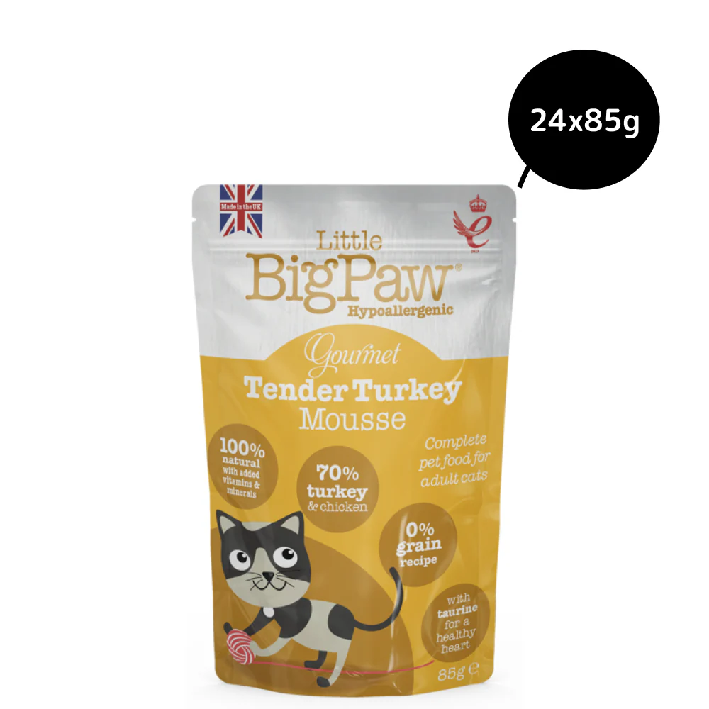 Little Big Paw Tender Turkey Mousse Cat Wet Food - Image 5