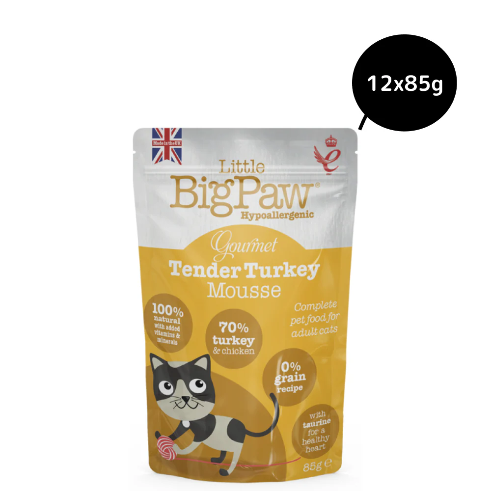 Little Big Paw Tender Turkey Mousse Cat Wet Food - Image 7