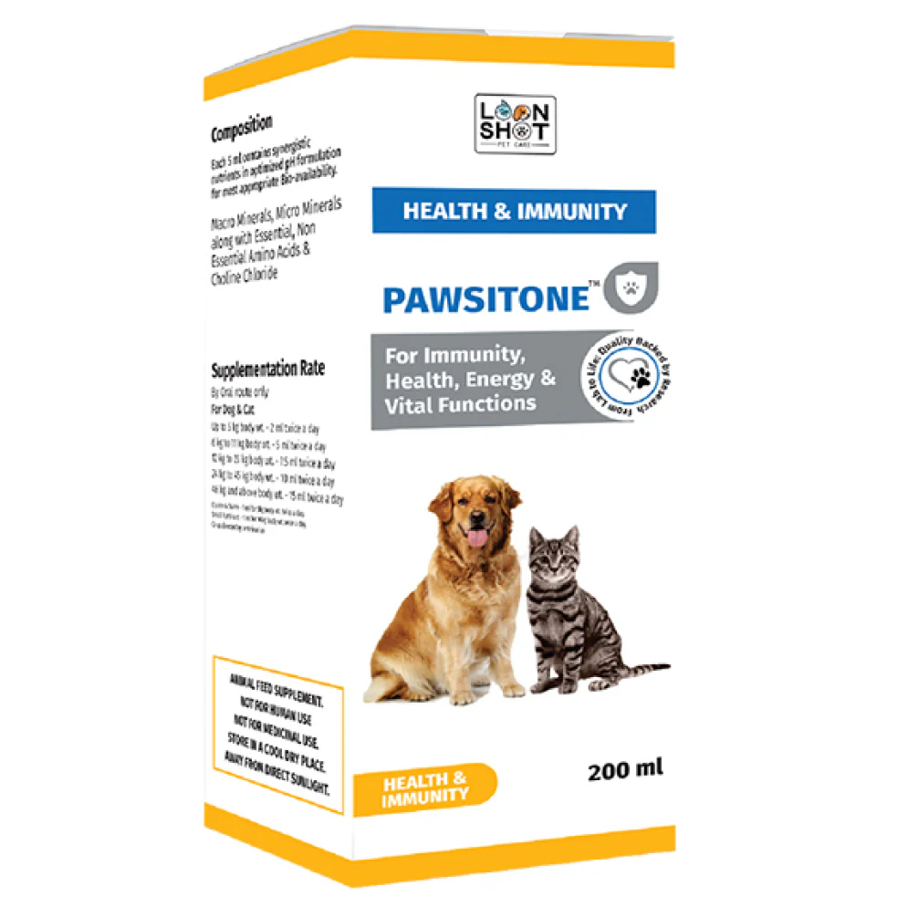 Loonshot Pawsitone Liquid Health & Immunity Supplement for Dogs and Cats