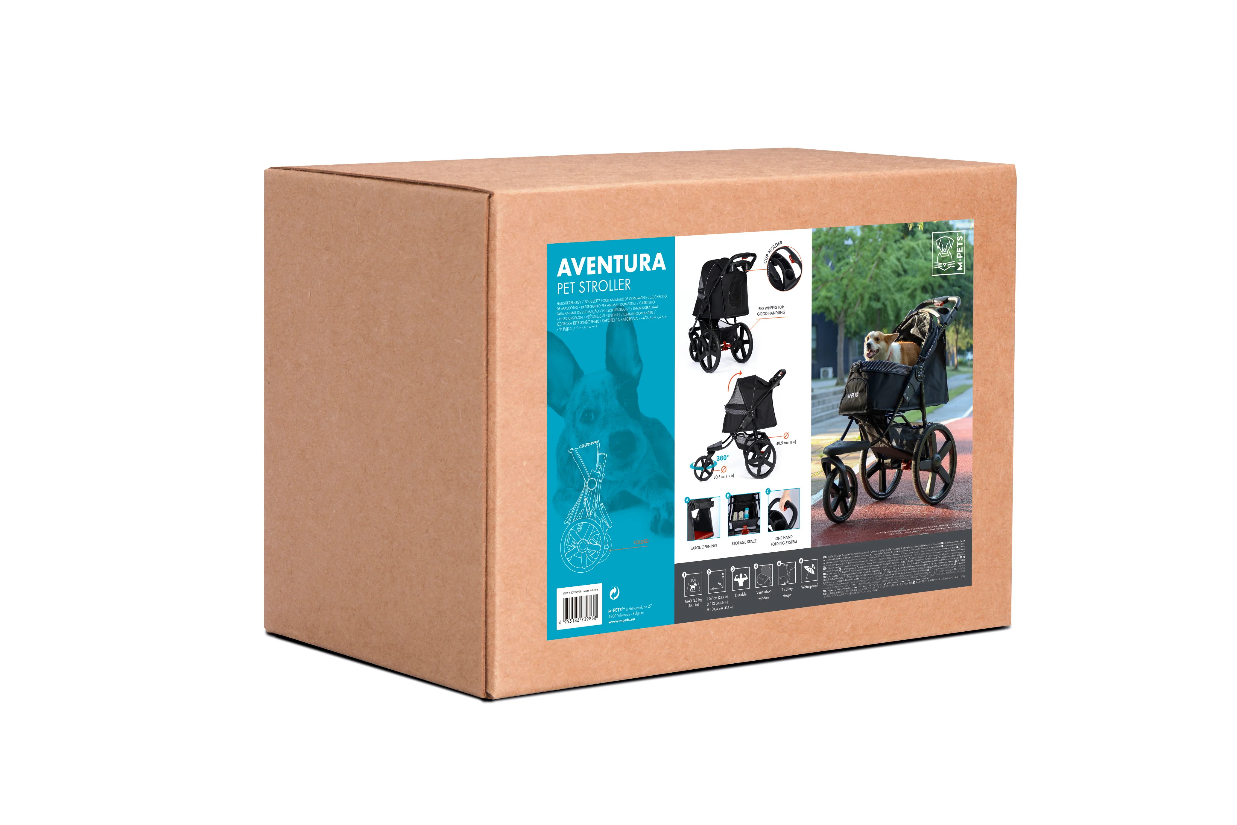 M Pet Aventura Stroller for Dogs & Cats - Image 13