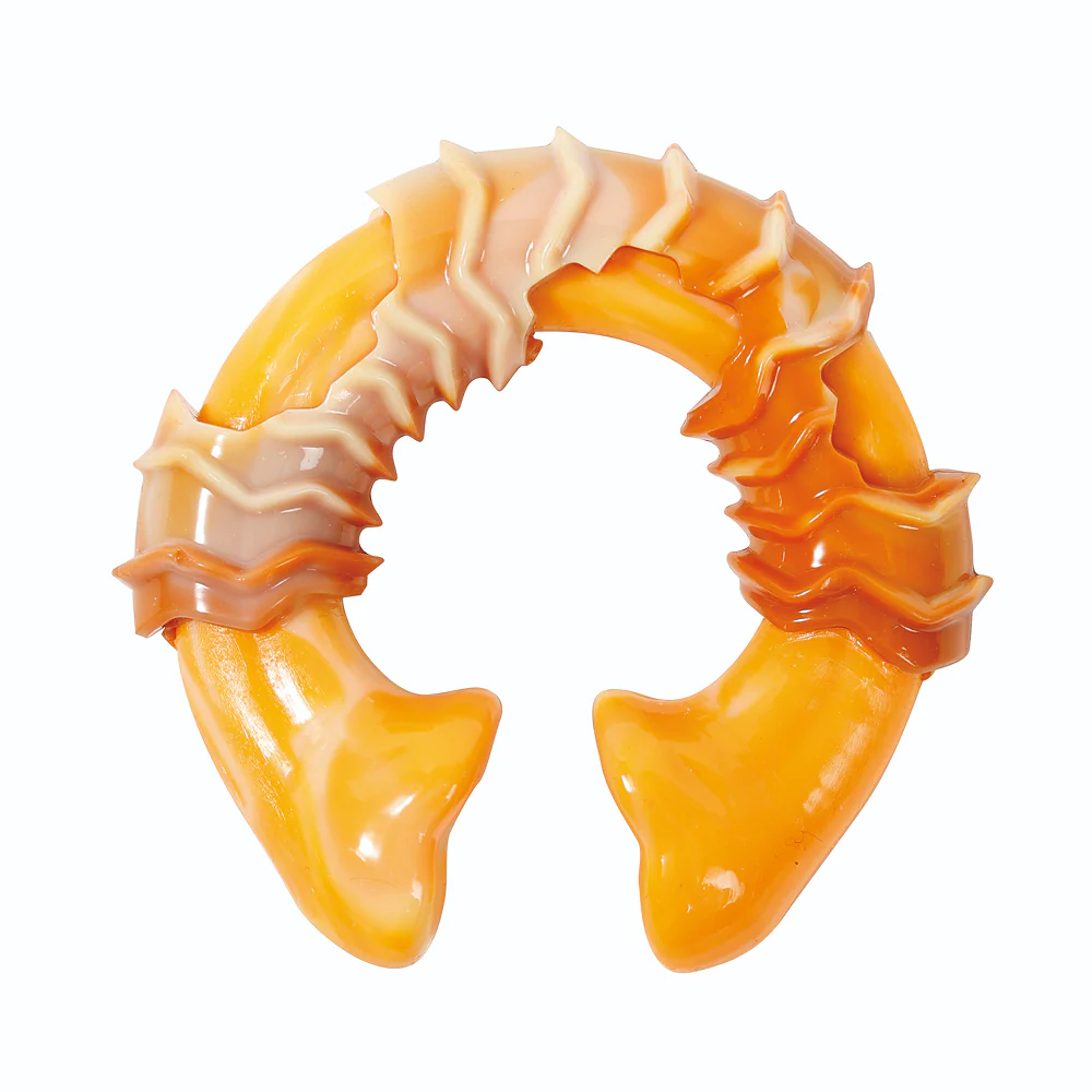 M Pets Carnivore Ring Bone Bacon Scented Chew Toy for Dogs (Yellow) - Image 3