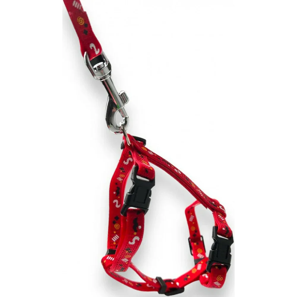 M Pets Catogo Harness & Leash for Cats (Red) - Image 3