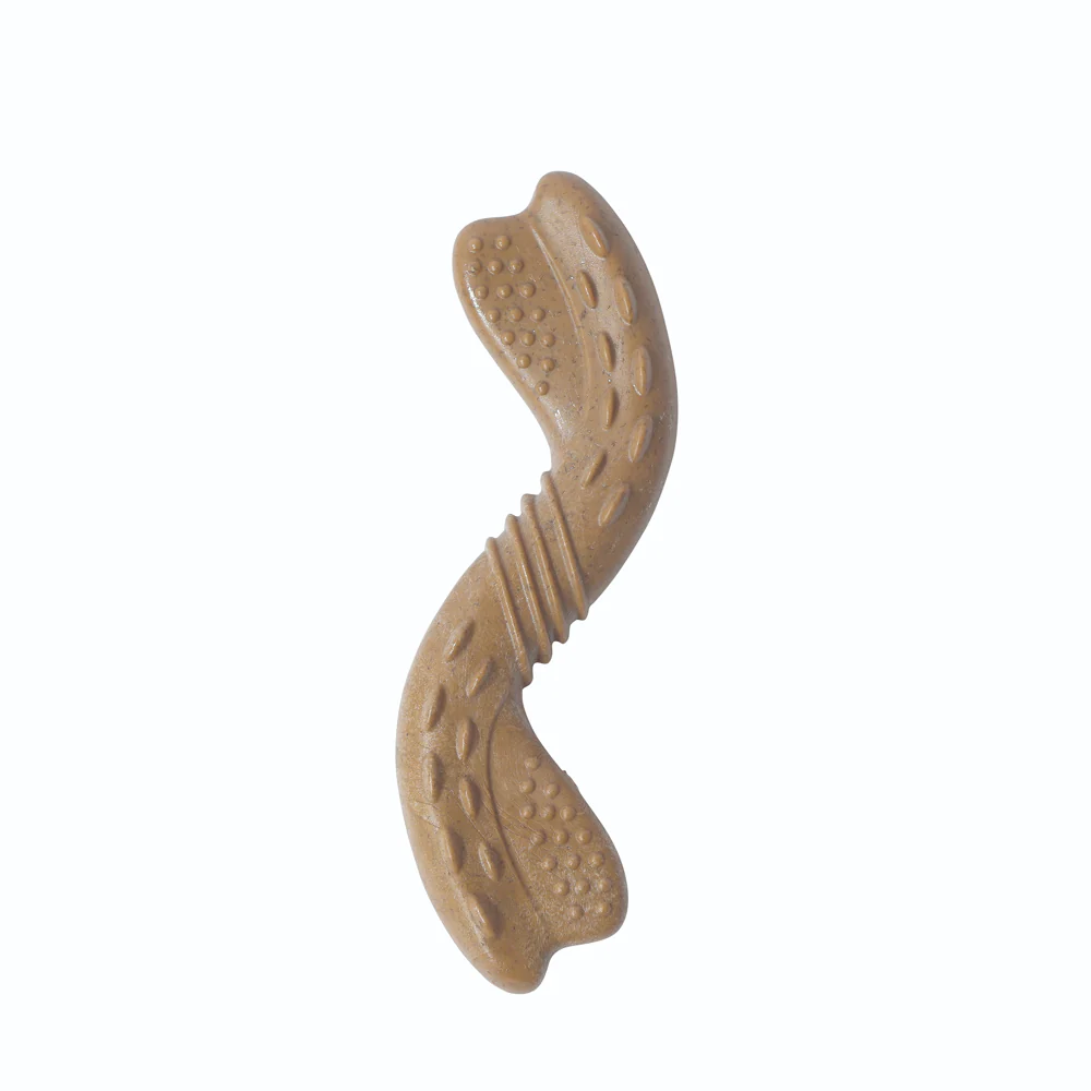 M Pets Chewood Twist Chew Toy for Dogs (Brown) - Image 3