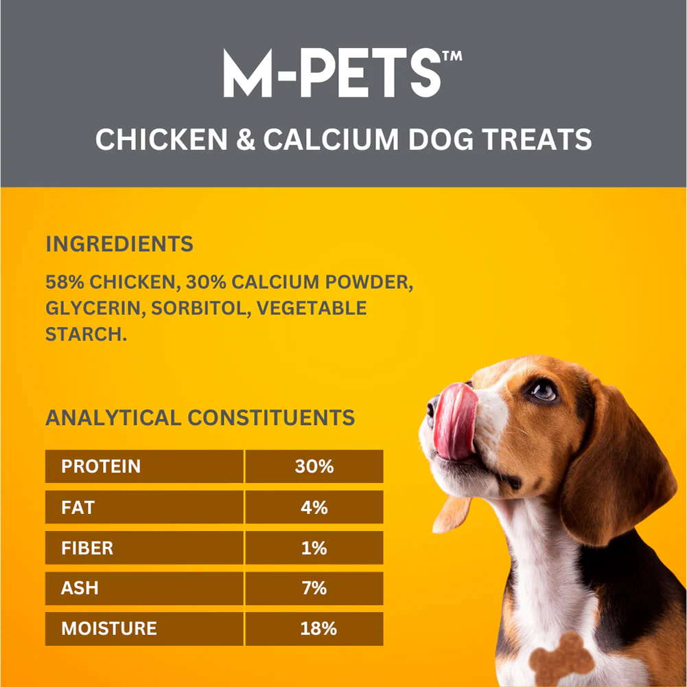 M PETS Chicken and Calcium Bone Treats for Dogs - Image 3