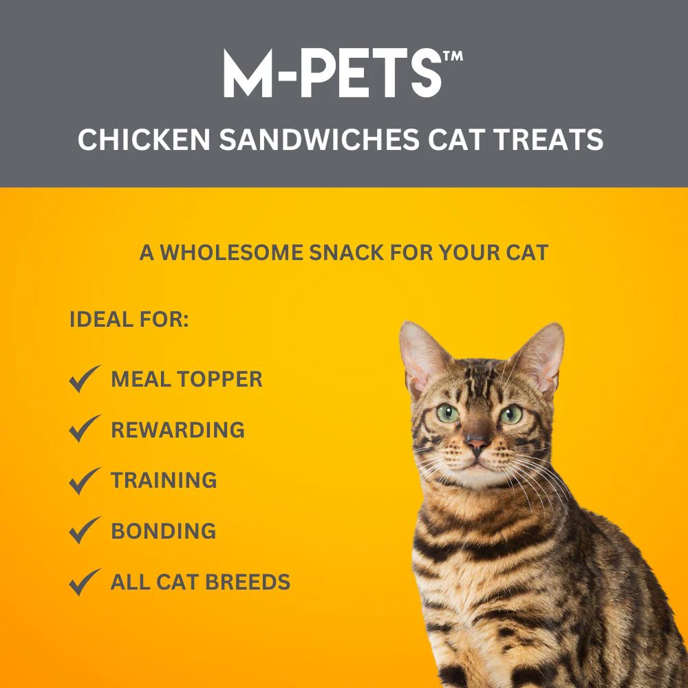 M PETS  Chicken Sandwiches Treats for Cats - Image 4