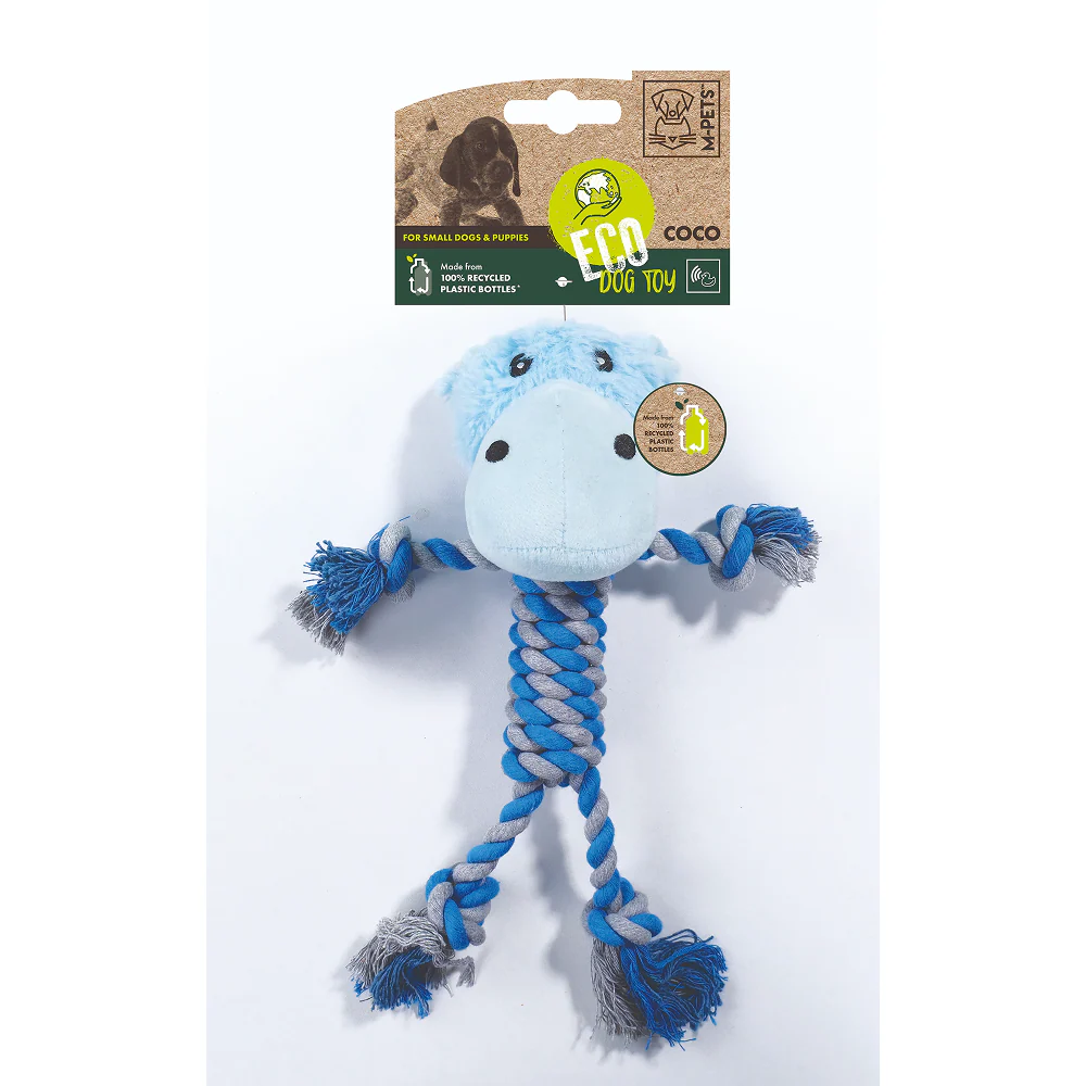 M Pets Coco Eco Rope Toy for Dogs (Blue) - Image 3