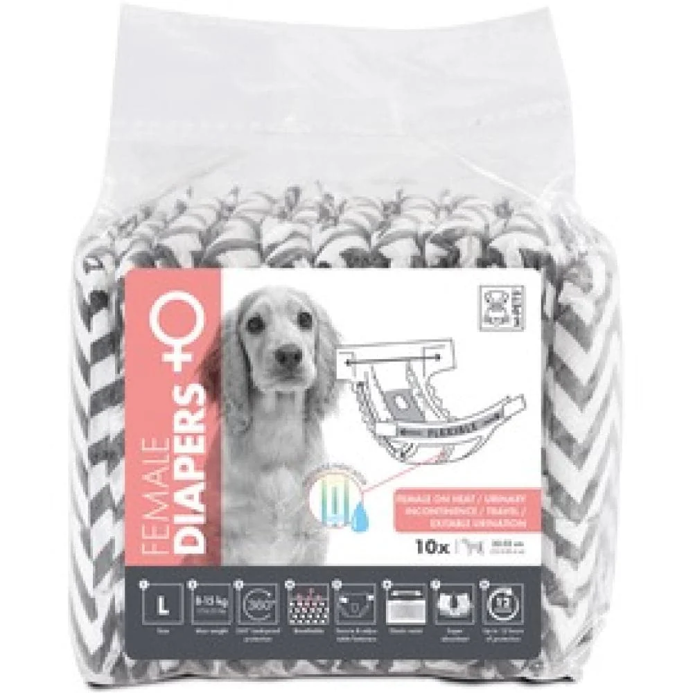 M Pets Diapers for Female Dogs (27.5x37cm) - Image 4