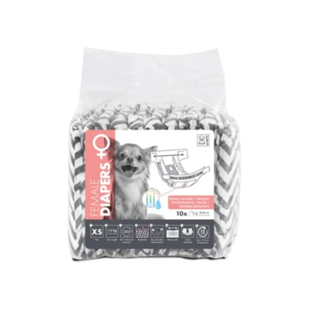 M Pets Diapers for Female Dogs (27.5x37cm) - Image 6