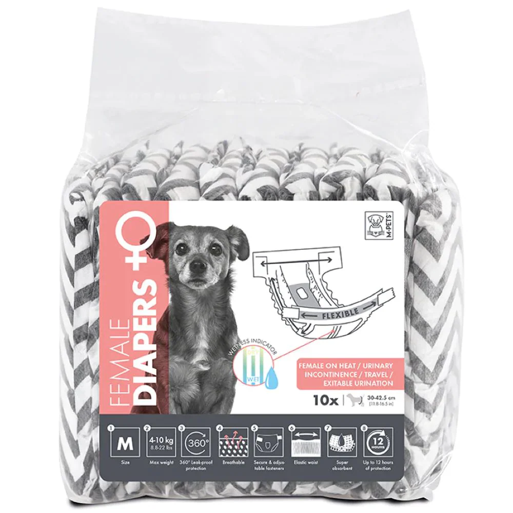 M Pets Diapers for Female Dogs (27.5x37cm) - Image 7