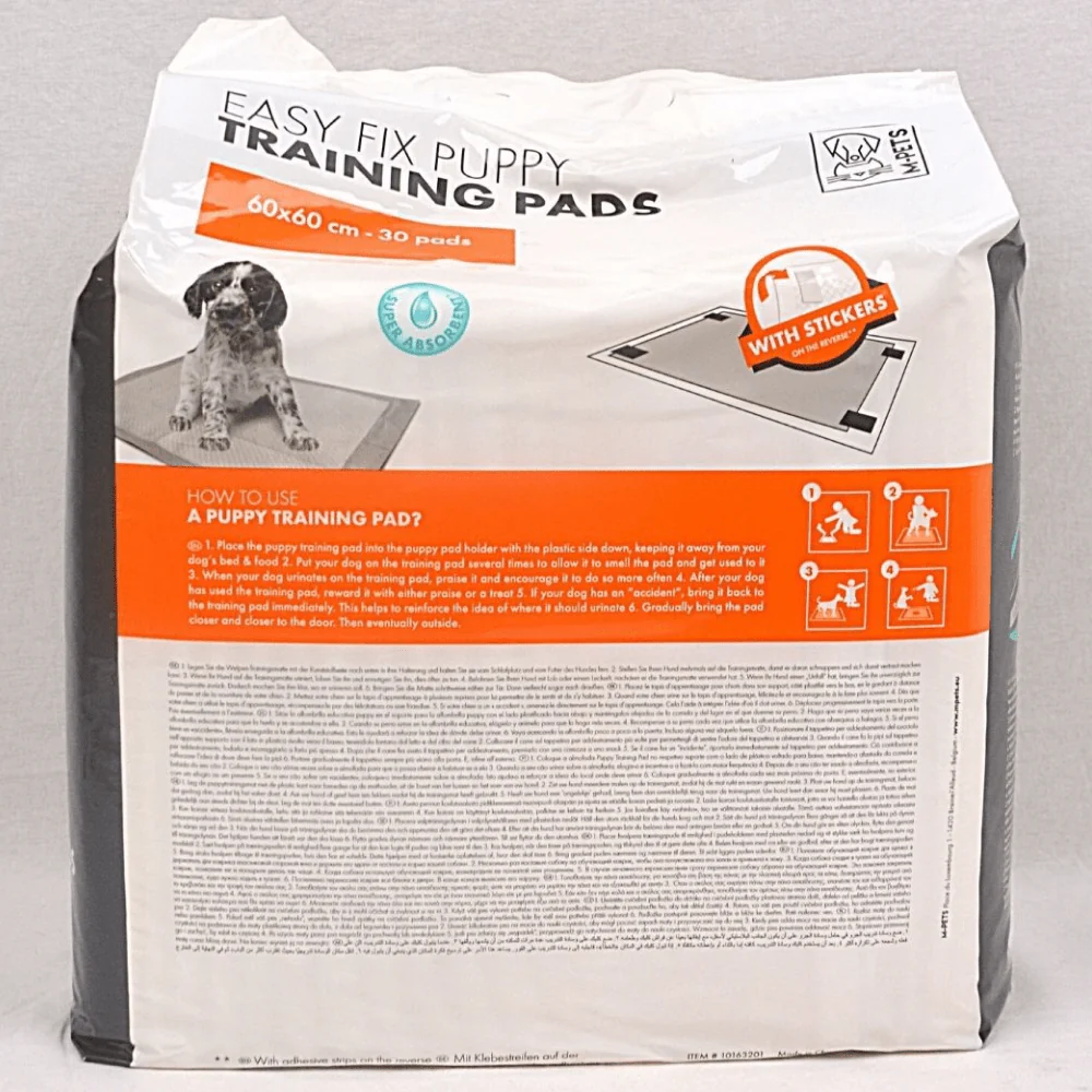 M Pets Easy Fix Puppy Training Pads With Stickers for Dogs (45x60cm) - Image 2