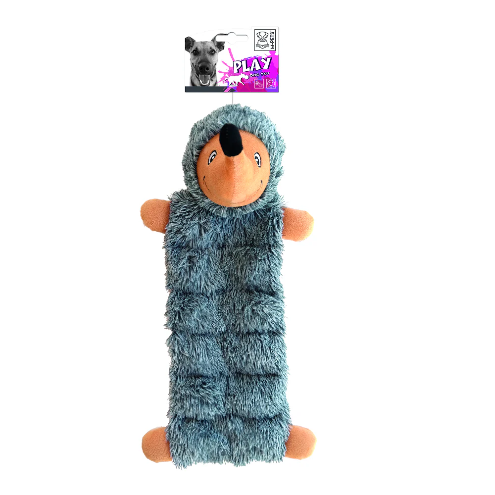 M Pets Erizo Plush Toy for Dogs (Grey) - Image 2