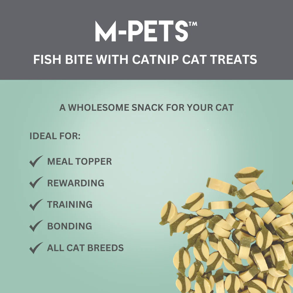 M PETS Fish Bite With Catnip Treats for Cats - Image 4