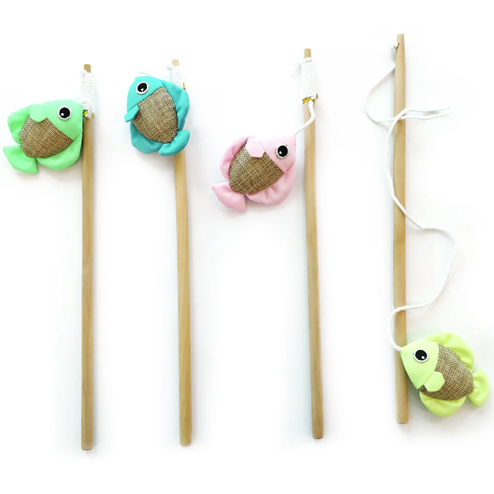 M Pets Fish Wand Toy for Cats - Image 4