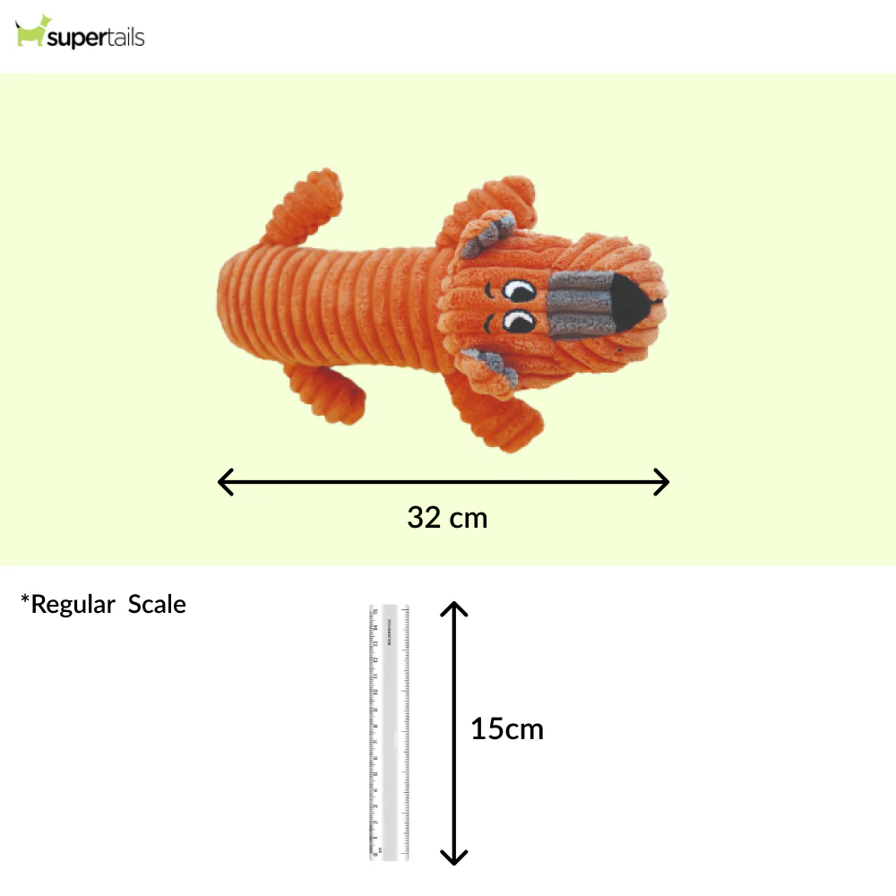 M Pets Gary Plush Toy for Dogs (Orange) - Image 2