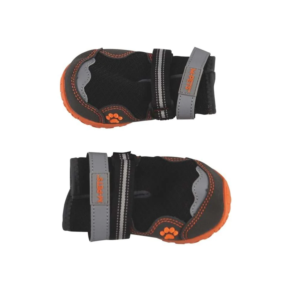 M Pets Hiking Shoes for Dogs (Orange/Black) - Image 4