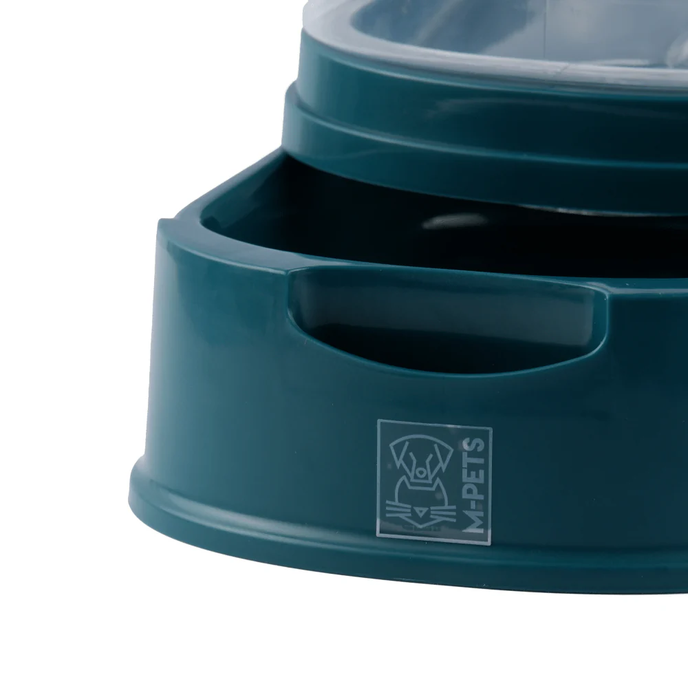 M Pets Lena Food Dispenser for Dogs & Cats (Green) - Image 4