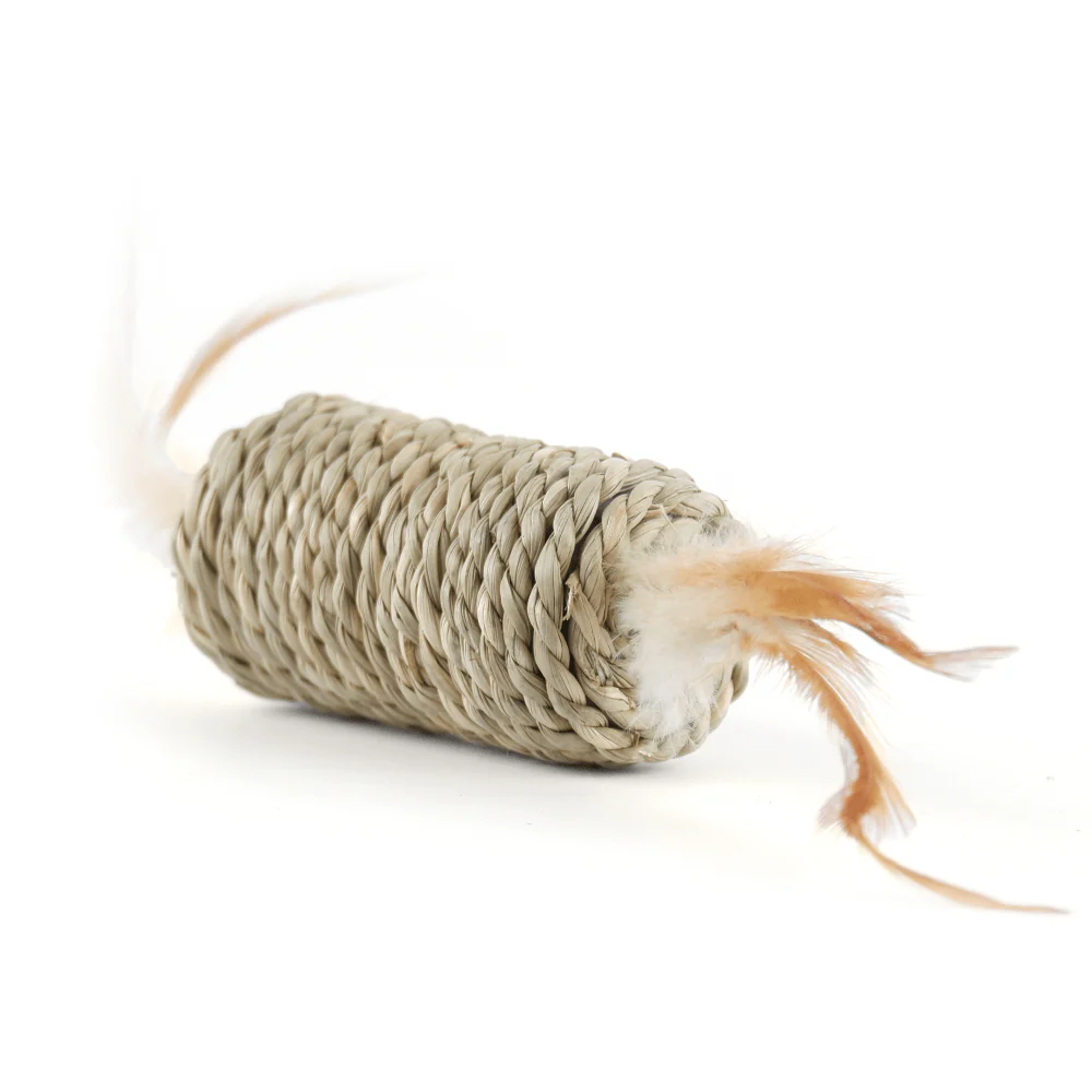 M Pets Natura Seagrass Roll & Ball Toy for Cats - Image 4
