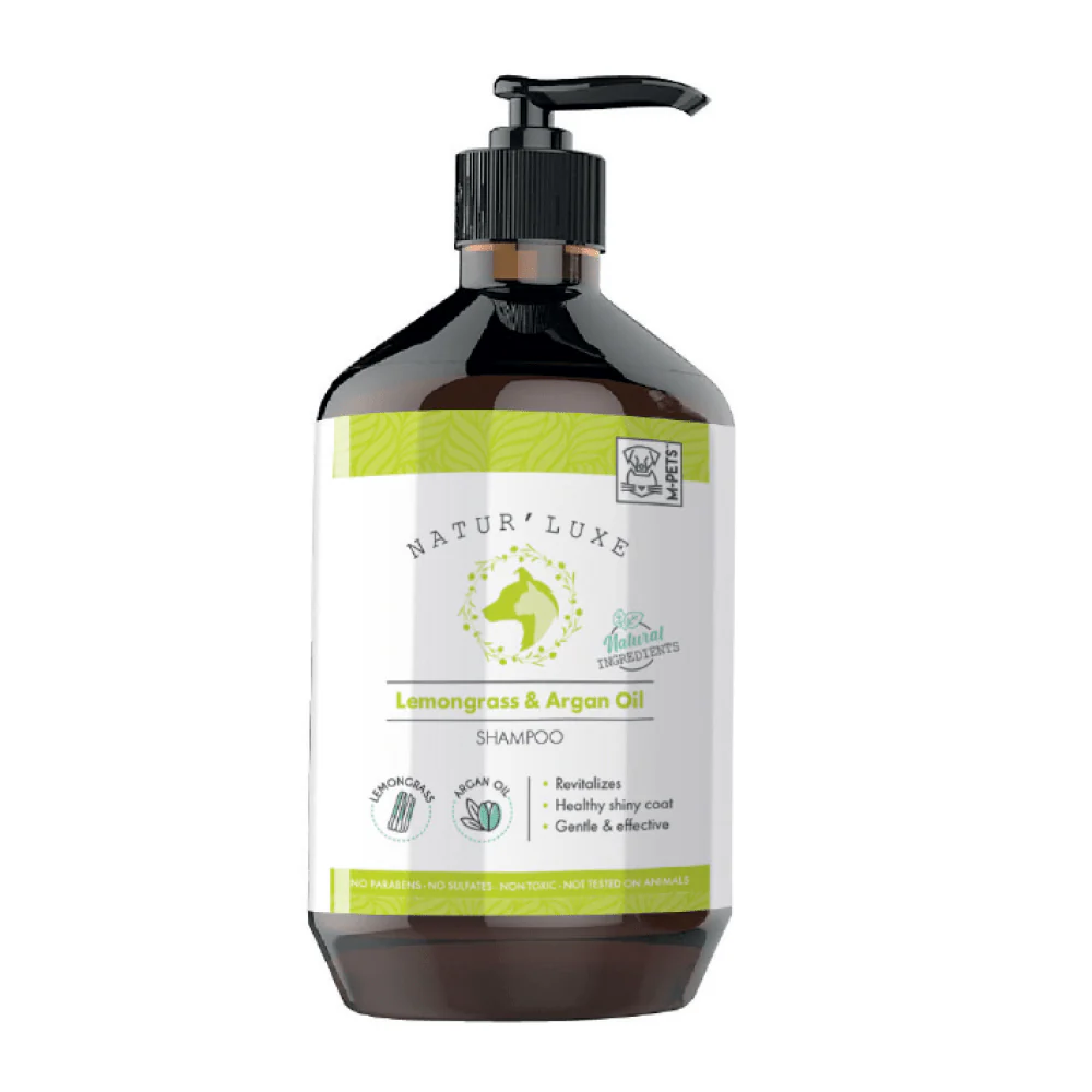 M Pets Natur'Luxe Lemongrass & Argan Oil Shampoo for Dogs and Cats - Image 2