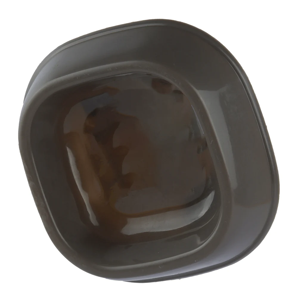 M Pets Plastic Single Bowl for Cats (Grey) - Image 3