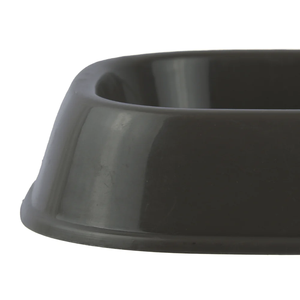 M Pets Plastic Single Bowl for Cats (Grey) - Image 5