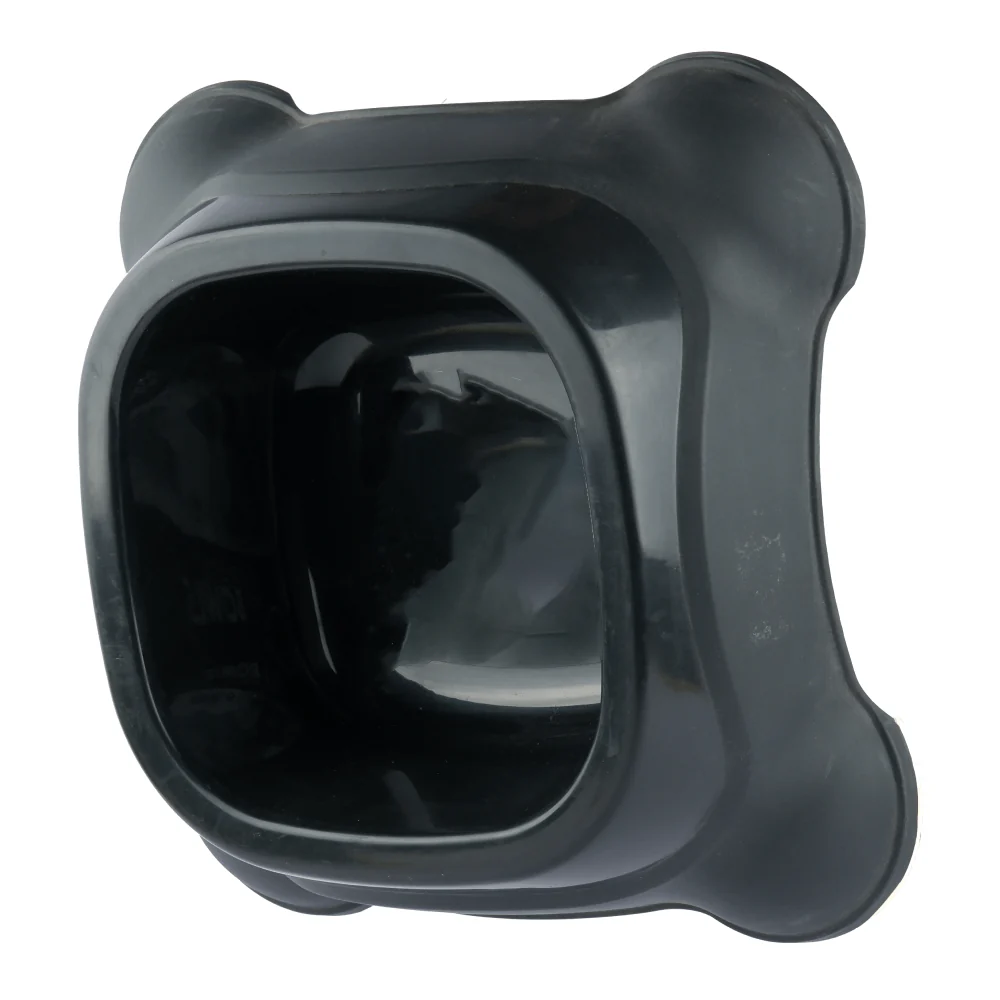 M Pets Plastic Single Bowl for Dogs (Black) - Image 4