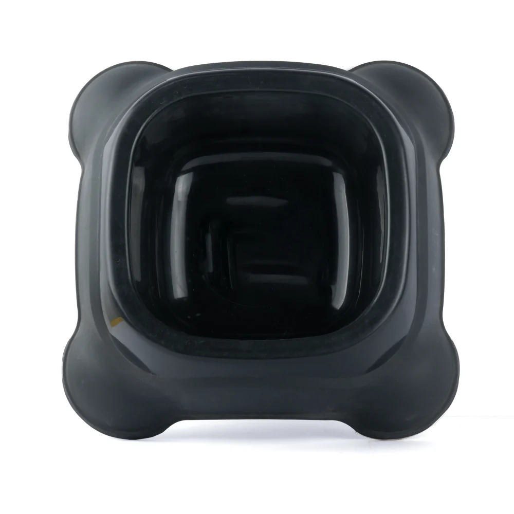 M Pets Plastic Single Bowl for Dogs (Black) - Image 5