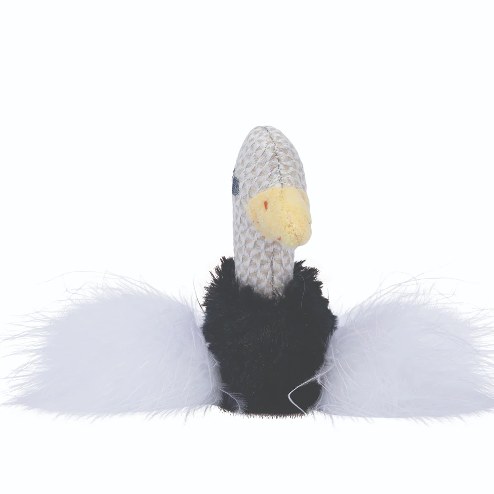 M Pets Plume Ostrich Catnip Toy for Cats (White) - Image 5