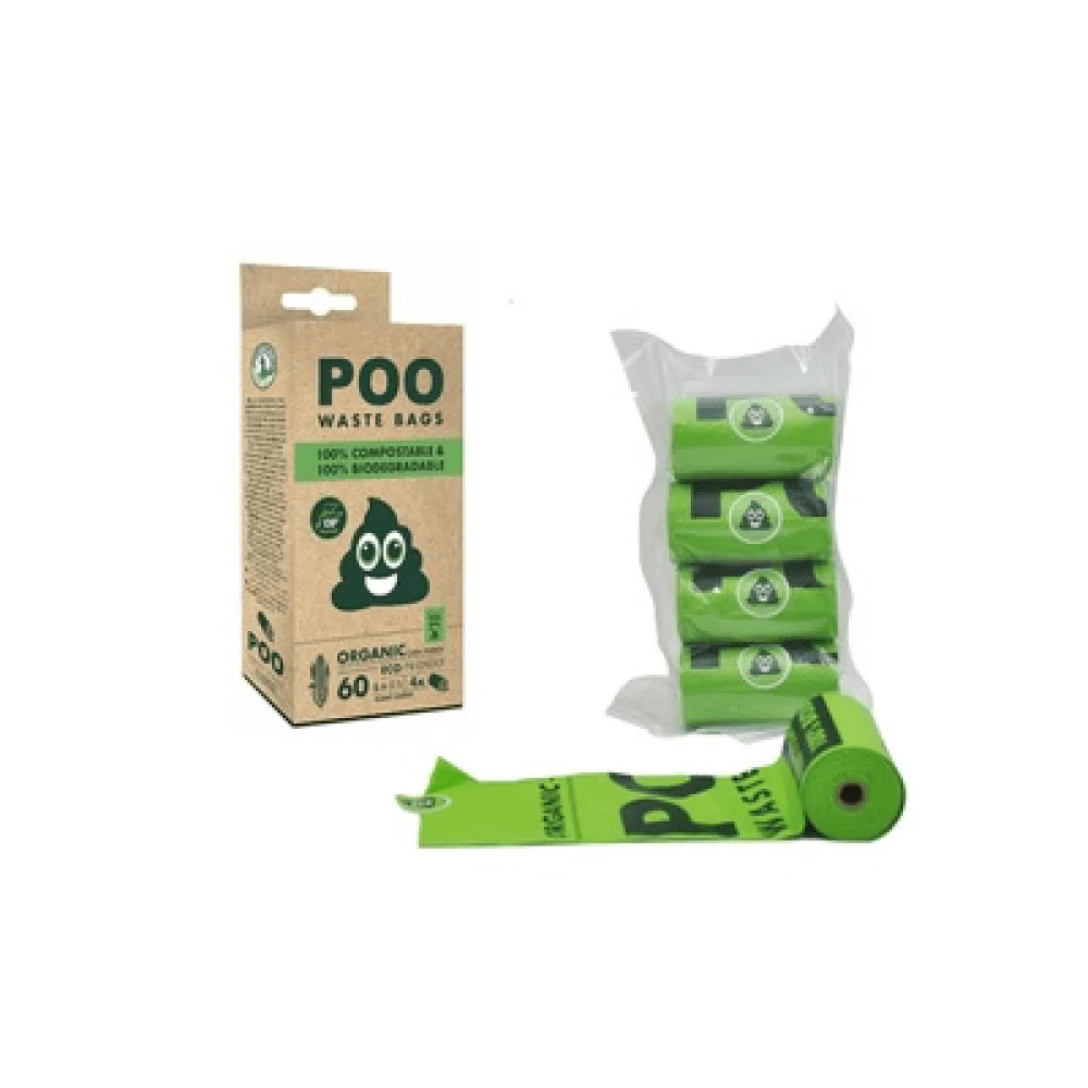 M Pets Poo 100% Compostable & Biodegradable Waste Bags for Dogs (Green) - Image 2