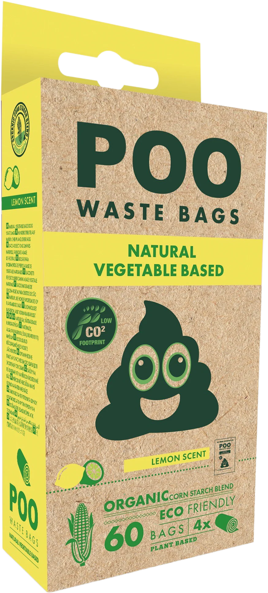 M Pets Poo Lemon Scent Natural Vegetable Waste Bags for Dogs - Image 2