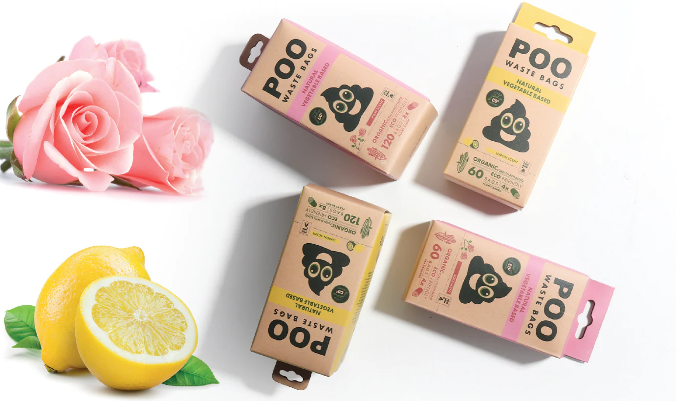 M Pets Poo Lemon Scent Natural Vegetable Waste Bags for Dogs - Image 3