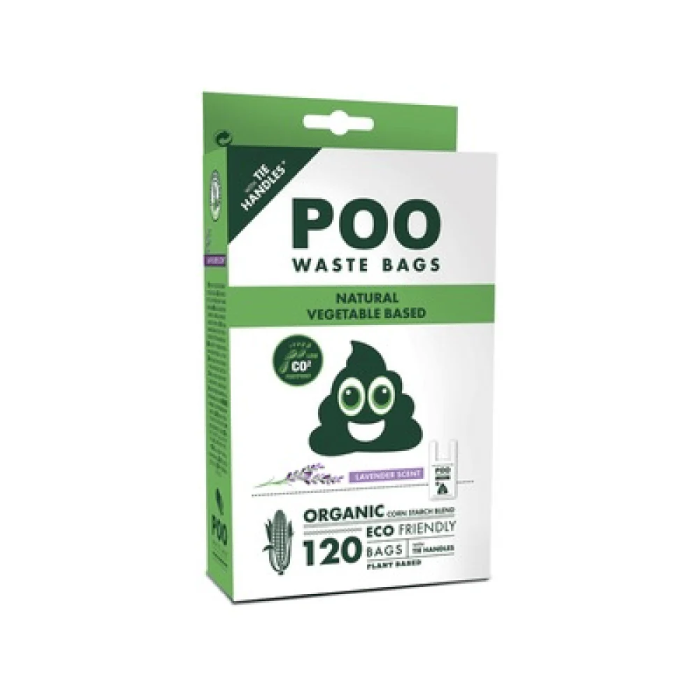 M Pets POO Natural Vegetable Based Waste Bags for Dogs (Lavender Scented) - Image 2