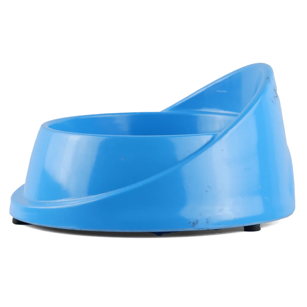 M Pets Single Fashion Diner Bowl for Dogs and Cats (Blue) - Image 2