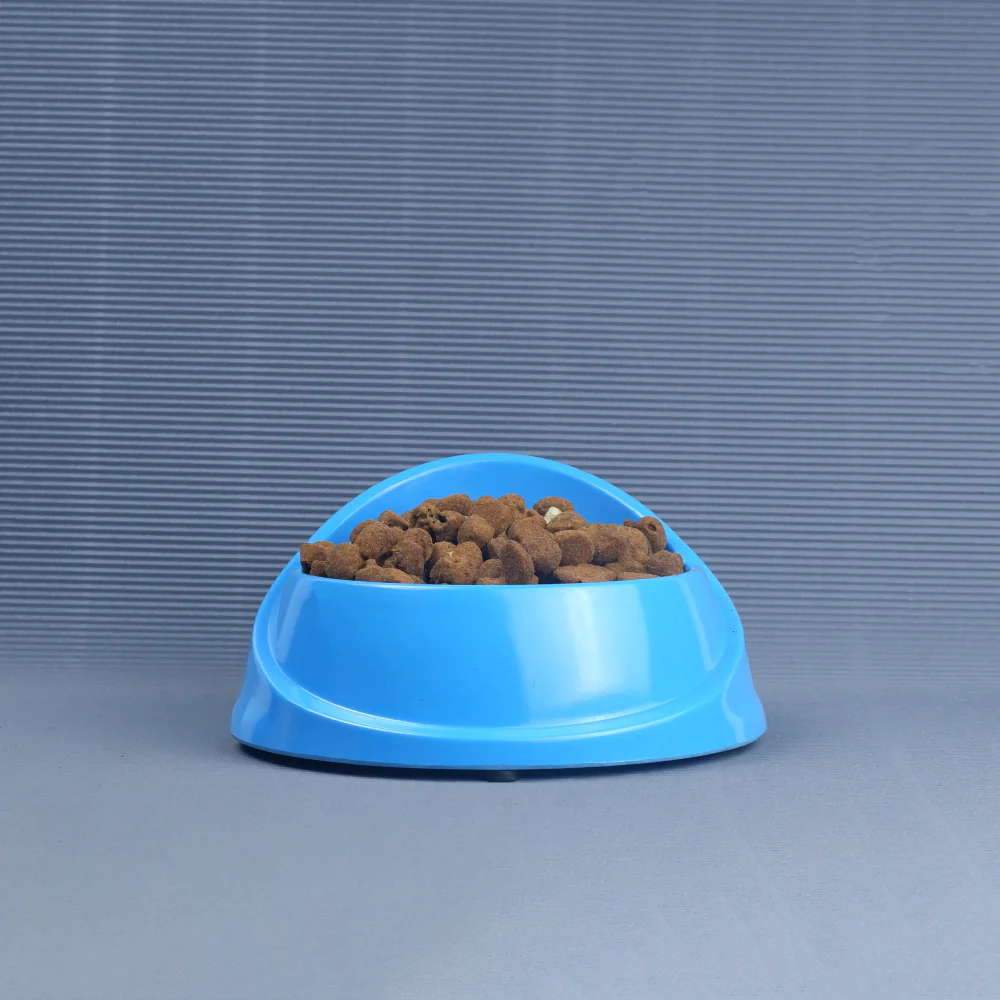 M Pets Single Fashion Diner Bowl for Dogs and Cats (Blue) - Image 5