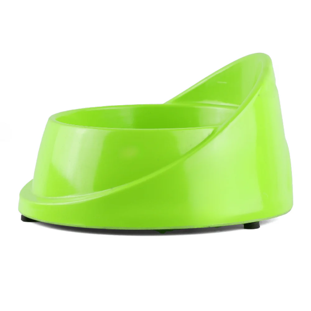M Pets Single Fashion Diner Bowl for Dogs and Cats (Green) - Image 2
