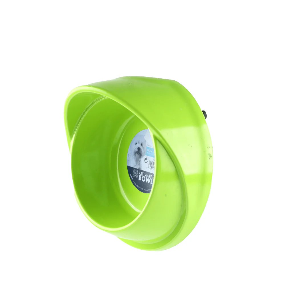 M Pets Single Fashion Diner Bowl for Dogs and Cats (Green) - Image 3