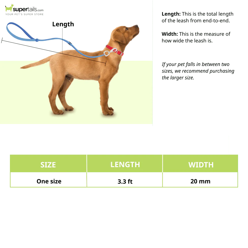 M Pets Sportline Leash for Dogs (Red) - Image 2
