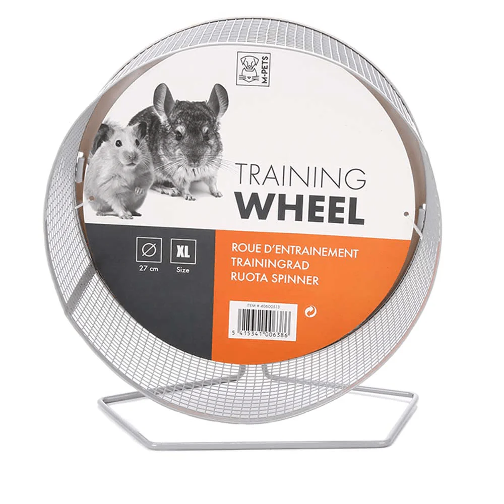M Pets Training Wheel For Hamsters and INR'S Farm Fresh Timothy Hay Natural Fruits and Flower Stick Treats for Small Animals Combo - Image 3
