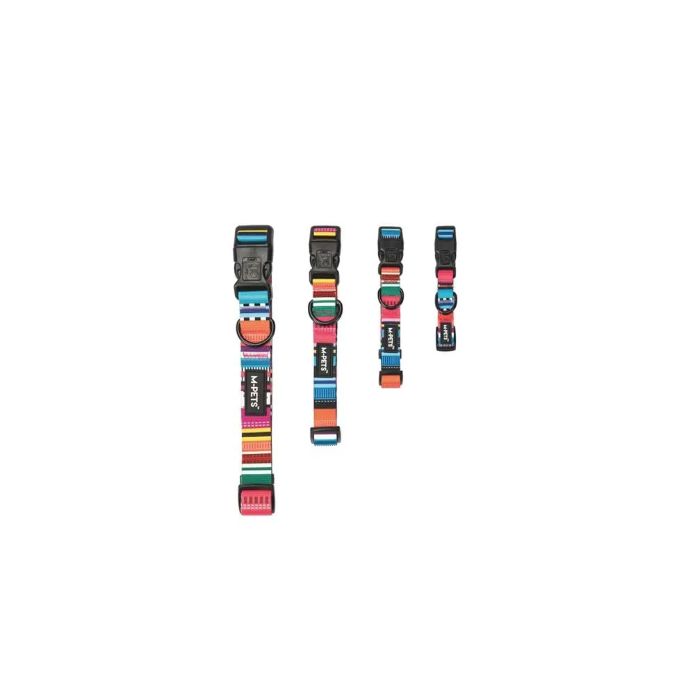 M Pets Urban Style Jazz Stripes Collar for Dogs - Image 3