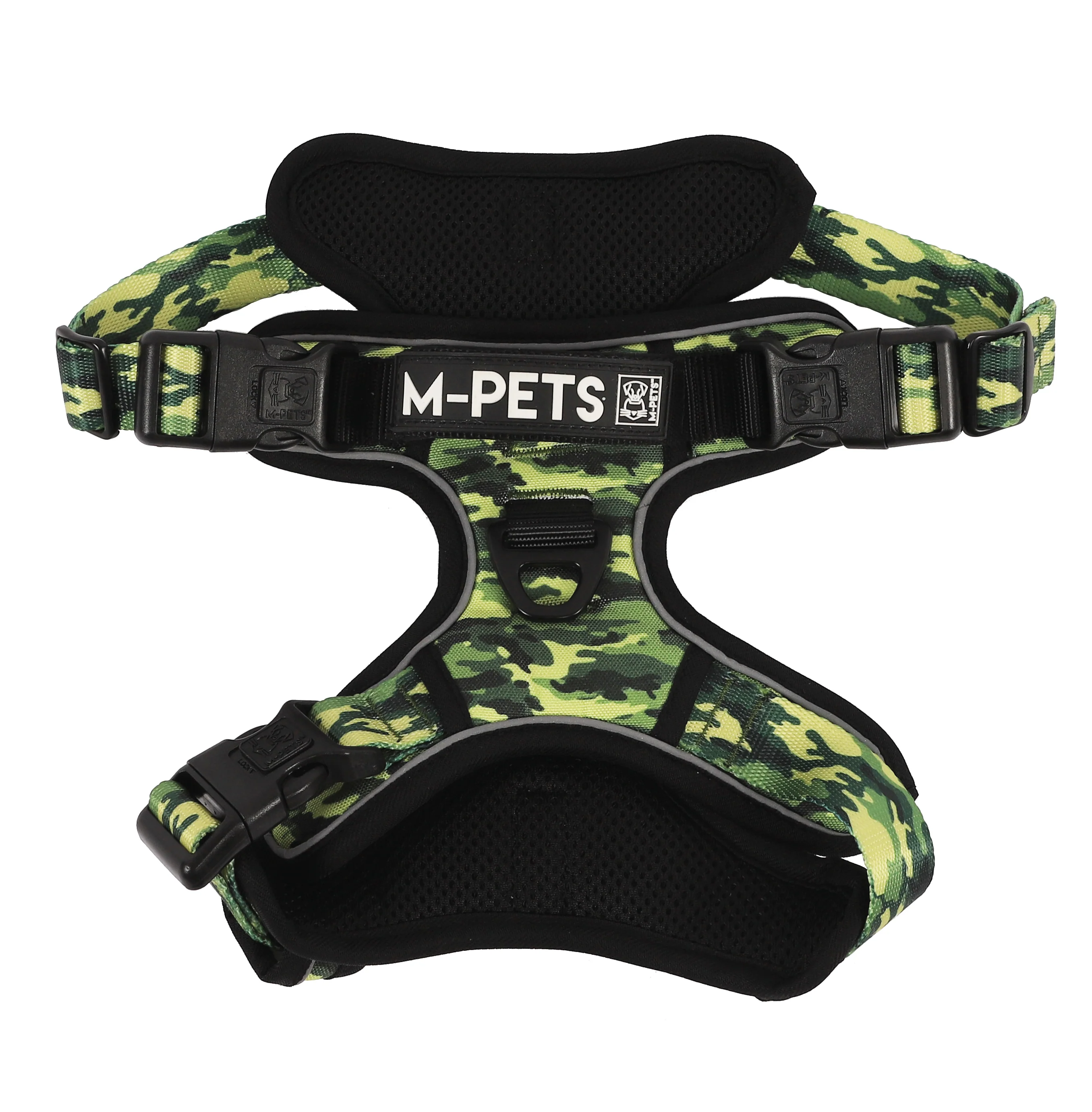 M Pets Water Resistant 3buckle Hiking Harness for Dogs (Camo) - Image 2
