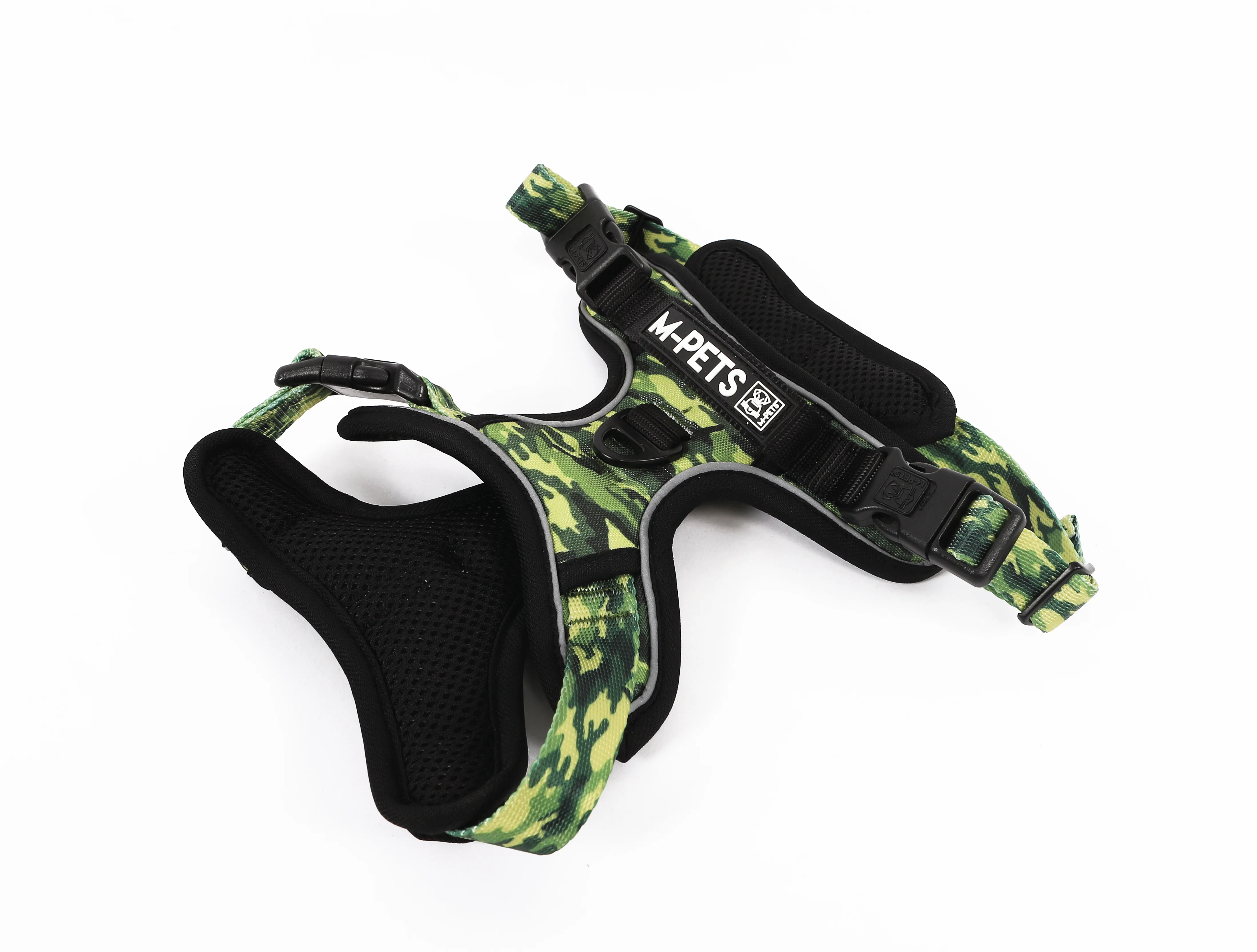 M Pets Water Resistant 3buckle Hiking Harness for Dogs (Camo) - Image 7
