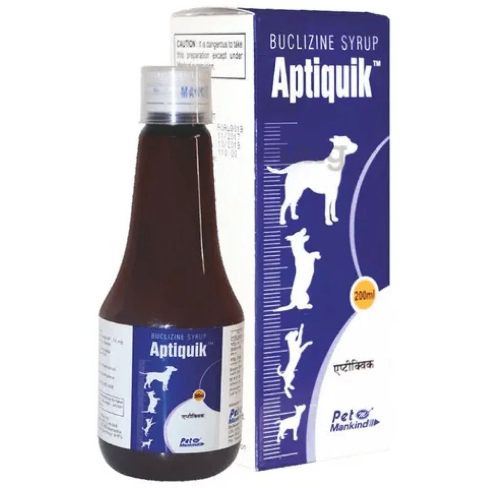 Mankind Aptiquik Syrup (Buclizine) for Dogs (200ml) - Image 5