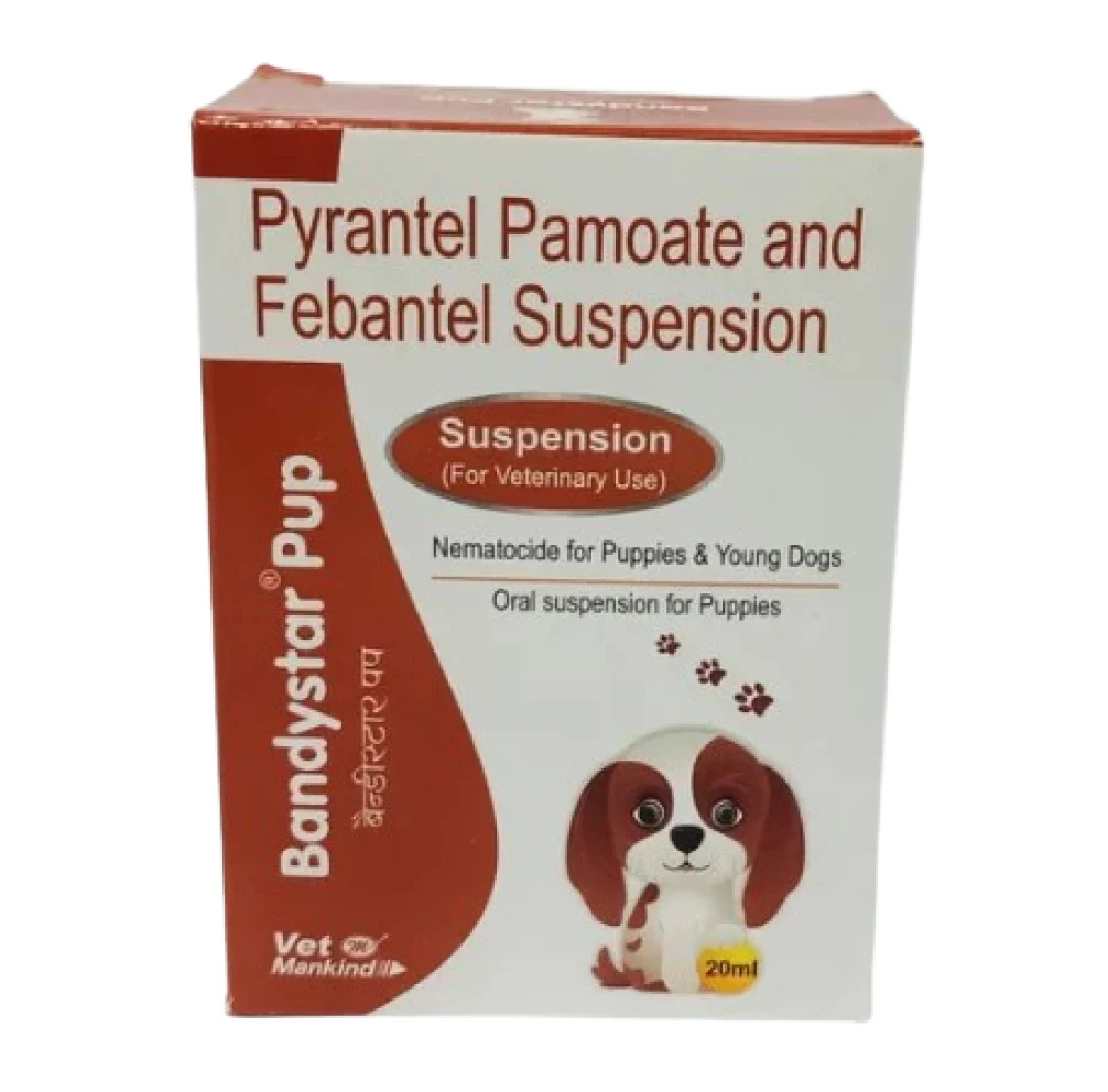 Mankind Bandystar Pup Deworming Suspension for Puppies (20ml) - Image 2
